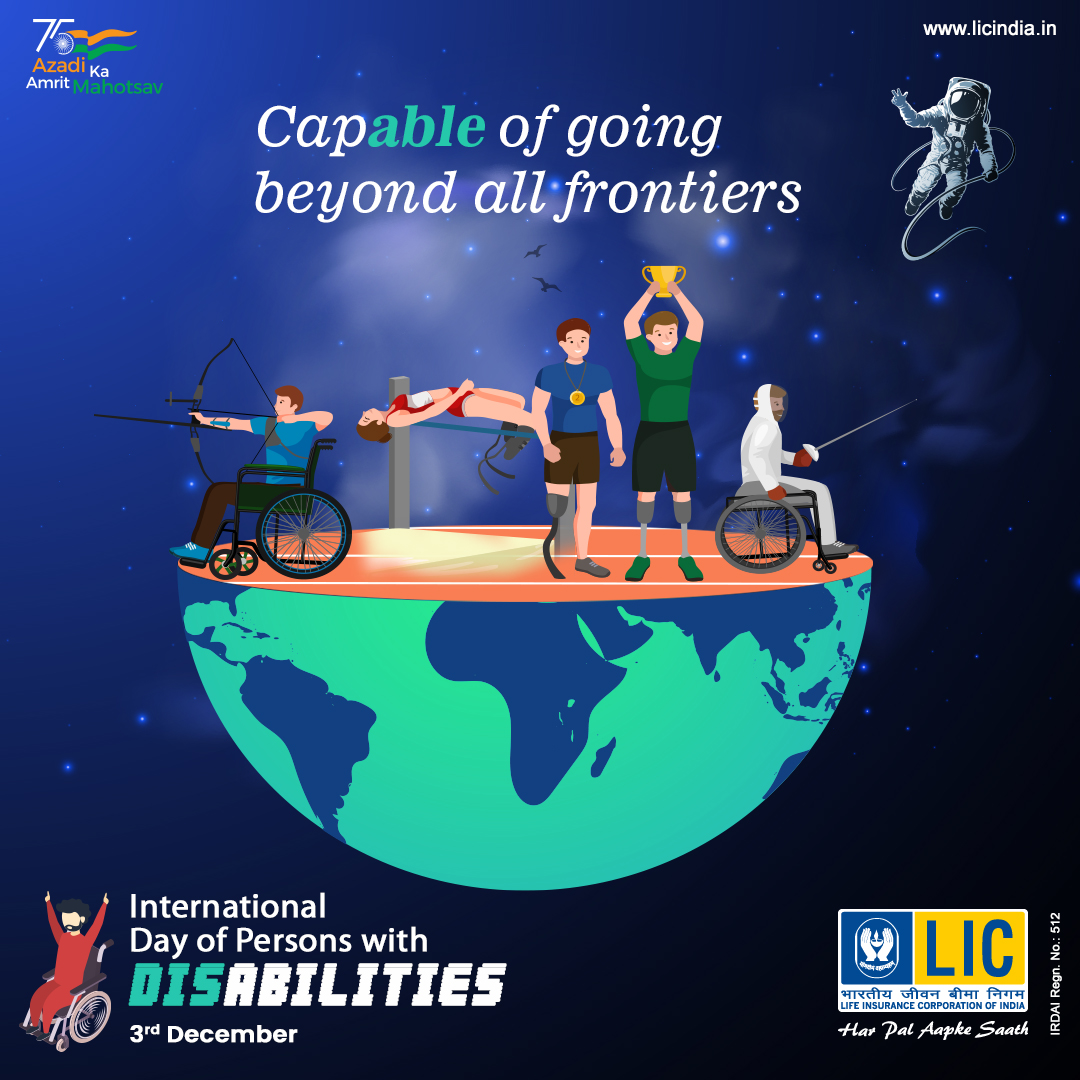 #internationaldayofpeoplewithdisabilities #LIC