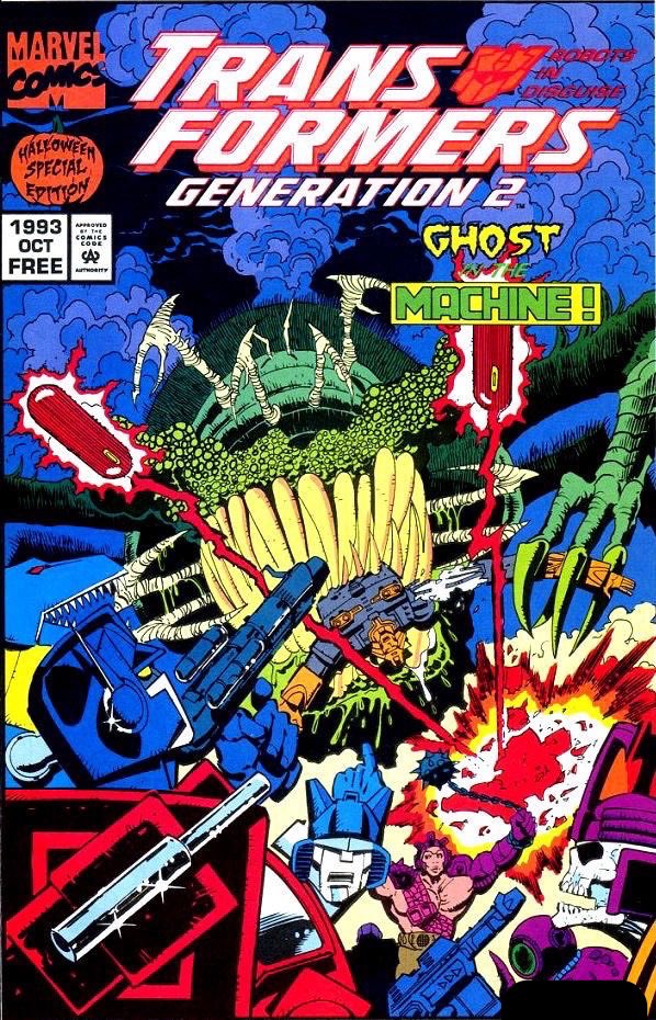 hasbr0mniverse's tweet photo. Hasbroverse Flashback Friday! Marvel Comics Cover Date September-October 1993 - Storylines/Events: Goin’ South - Sucker Punch - Transformers Generation 2 Halloween Special Edition #marvelcomics #marveltransformers https://t.co/ztaSLX9AeV