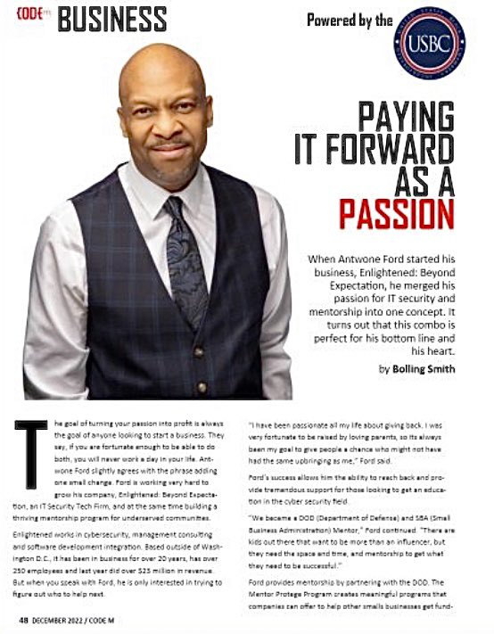 Howard R. Jean 🇭🇹 • DC • NY (@howardrjean) on Twitter photo Congratulations!!! <a href="/AFORD1248/">Antwanye Eric Ford</a> -
We love & admire your tenacity & perseverance over the years with <a href="/Enlightened_Inc/">Enlightened Inc</a> <a href="/usblackchambers/">U.S. Black Chambers, Inc. (USBC)</a> <a href="/DCWorks_/">DC Works</a> #Church <a href="/WorkforceInvest/">National Association of Workforce Boards (NAWB)</a> & the many orgs/boards you serve on. You’ve inspired & helped so many. Salute to you!!
enlightened.com Congratulations!!! <a href="/AFORD1248/">Antwanye Eric Ford</a> -
We love & admire your tenacity & perseverance over the years with <a href="/Enlightened_Inc/">Enlightened Inc</a> <a href="/usblackchambers/">U.S. Black Chambers, Inc. (USBC)</a> <a href="/DCWorks_/">DC Works</a> #Church <a href="/WorkforceInvest/">National Association of Workforce Boards (NAWB)</a> & the many orgs/boards you serve on. You’ve inspired & helped so many. Salute to you!!
enlightened.com