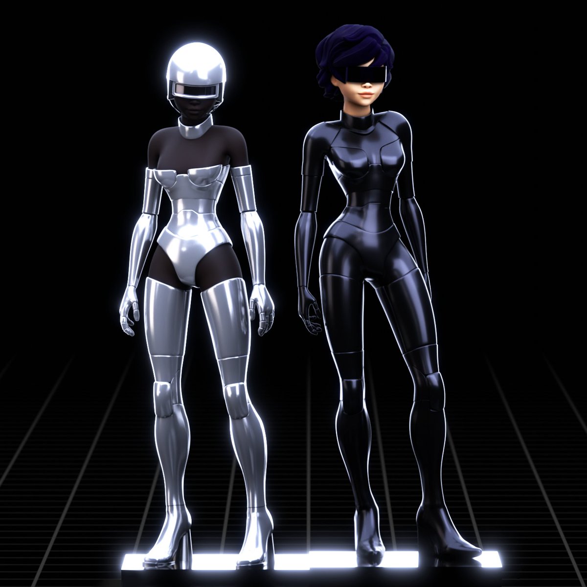 FLOATING PIXELS
Exoskins Collection represents the state of the art in Digital Fashion. Realized in partnership with <a href="/dressxcom/">DRESSX</a>  and <a href="/readyplayerme/">Ready Player Me</a> 

Live on nft.dressx.com

#nft #skin #gaming #digitalfashion #avatar #virtualrealities #3D #fashion #gamer #metaverse #play