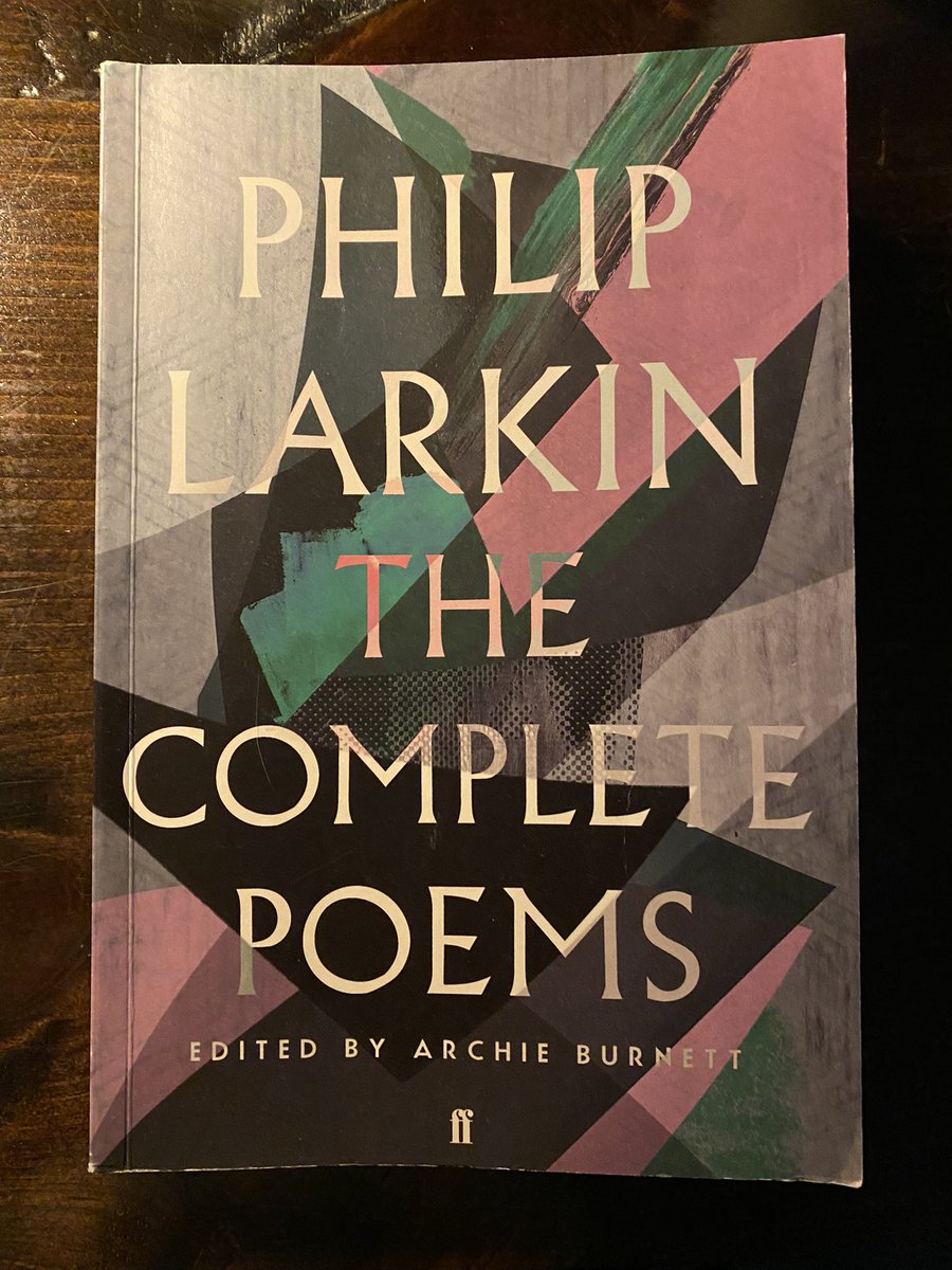 “So many things I had thought forgotten
Return to my mind with stranger pain:
— Like letters that arrive addressed to someone
Who left the house so many years ago.” #PhilipLarkin died #otd in 1985. <a href="/PLSoc/">PhilipLarkinSociety</a> <a href="/tiny_air/">Tinyinallthatair</a> #books <a href="/FaberBooks/">Faber Books</a>