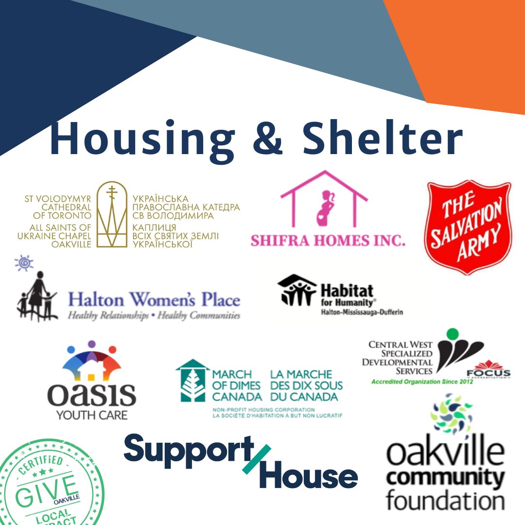 When you give to Housing &amp; Shelter you’re helping to SUPPORT local community members in need of affordable housing, RESETTLE refugees and other displaced populations and PROVIDE housing services to those in need.

giveoakville.com
 
#GIVEOakville #community #local #impact