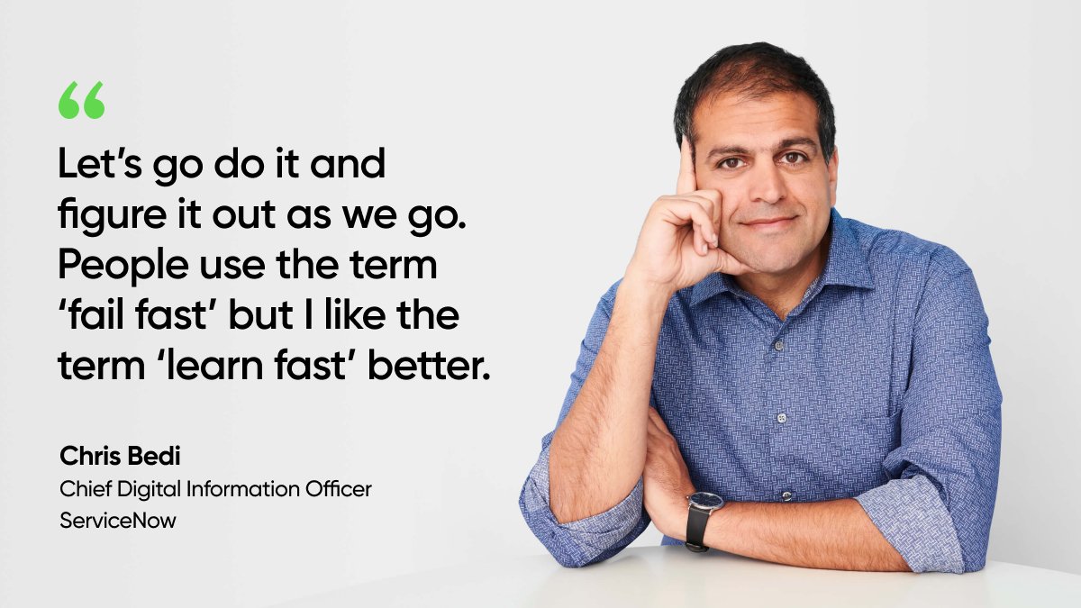 rickjtaylor's tweet photo. From CIO ➡️ Chief digital information officer. Chris Bedi joins @CIOonline to share more about his evolving role at @ServiceNow https://t.co/xhIFWltBm4 https://t.co/xSMFEjwdCl