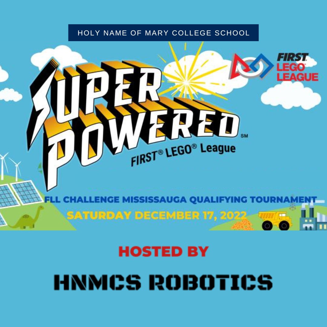 HNMCS Robotics is thrilled to be hosting the FIRST LEGO League Challenge Mississauga Qualifying Tournament. We look forward to welcoming FLL teams.