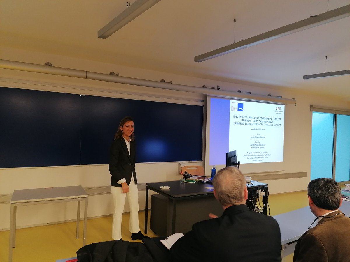 Moltíssimes felicitats Doctora Farriols <a href="/CFarriols/">Cristina Farriols Danés</a>! Hem gaudit molt de la presentació! Què millor que fer una tesi amb dades fruit de l'assistència d'aquests darrers 10 anys! Estem molt orgullosos de tu!