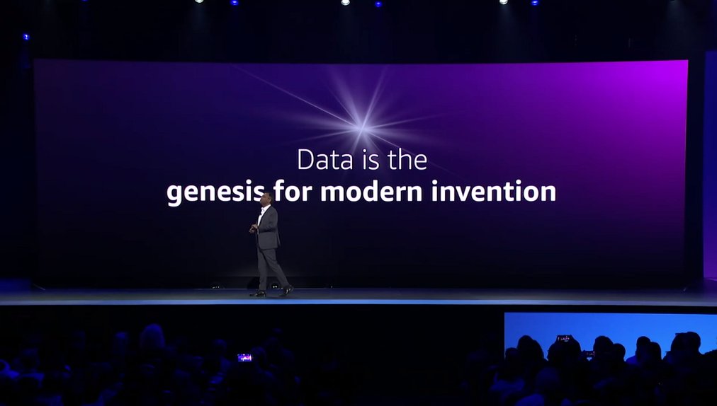 Between <a href="/ASelipsky/">Adam Selipsky</a> yesterday <a href="/SwamiSivasubram/">Swami Sivasubramanian</a> this morning, I'm really impressed with the vision turned reality <a href="/awscloud/">Amazon Web Services</a> is delivering for #data.  Impressive stuff at #reInvent2022!  

Looking forward to the @RubaBorno partner keynote this afternoon!