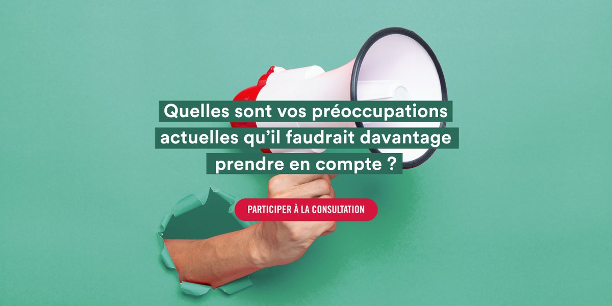 📣 "#VotreVoix" : la grande consultation du #CESE

Vos propositions peuvent faire remonter des sujets auxquels d'autres n'ont peut-être pas pensé !

Partagez les et votez dès maintenant sur 👇 make.org/FR/consultatio…