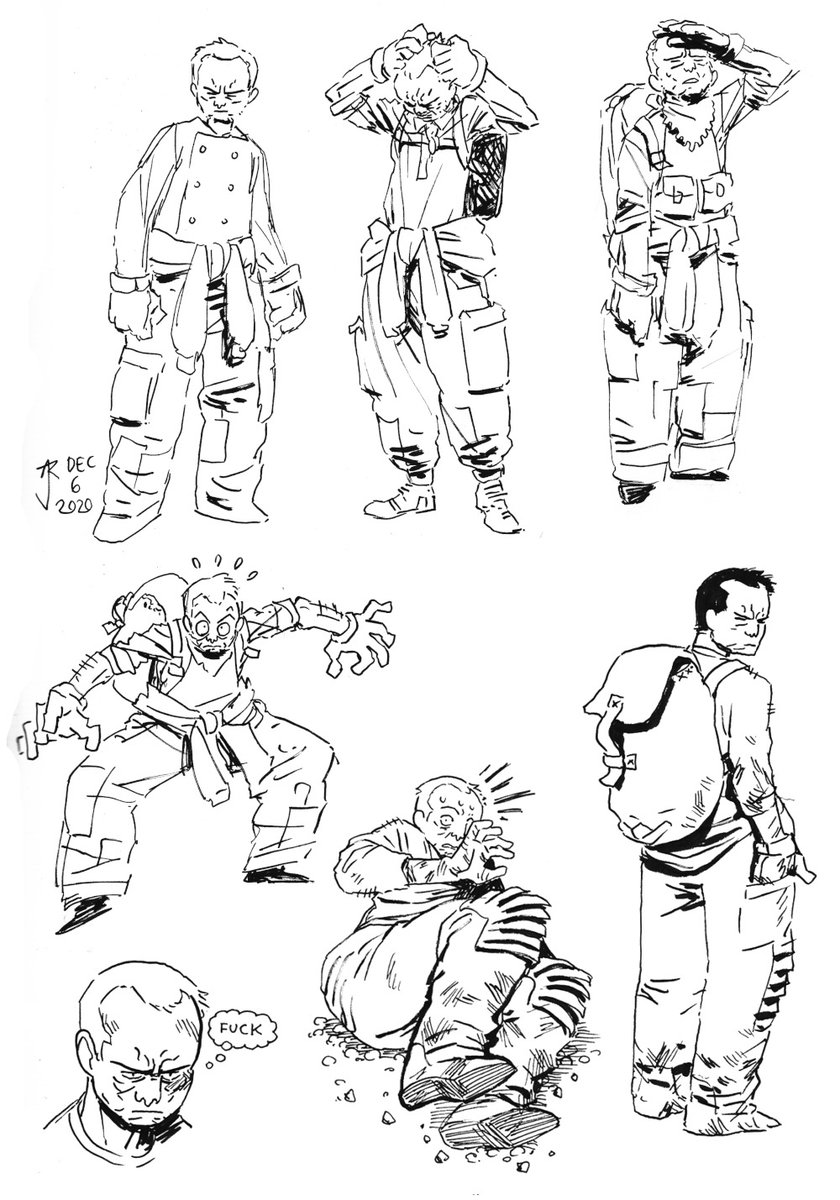 Bloombeard's tweet photo. Some concept art @Jackarais did for our weird-west comics, DESERT BIRDS. Only one week left to join the kickstarter and get yourself a copy!

https://t.co/PUZXOeOdhd

#kickstartercampaign #kickstarter #kickstartercomics #comics #indiecomics #conceptart #characterdesign https://t.co/pBiqlF1mxB