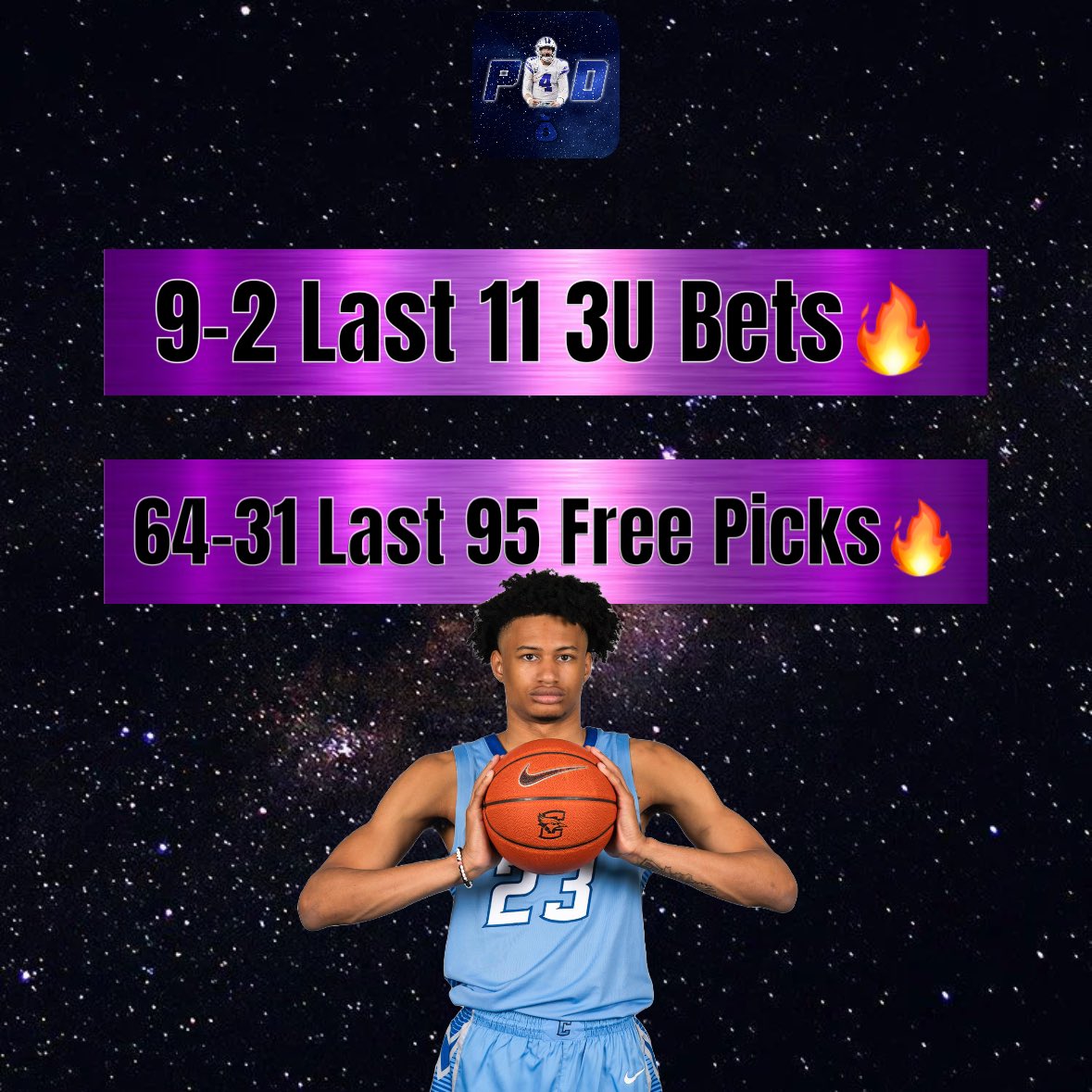 picks4dayzzz's tweet image. 💥🚨FREE PLAY🚨💥

 3U CBB Pick🔥

750 RT/Likes &amp;amp; I’ll Post it🤝

#GamblingTwitter 

Blow That Up!👇👇👇