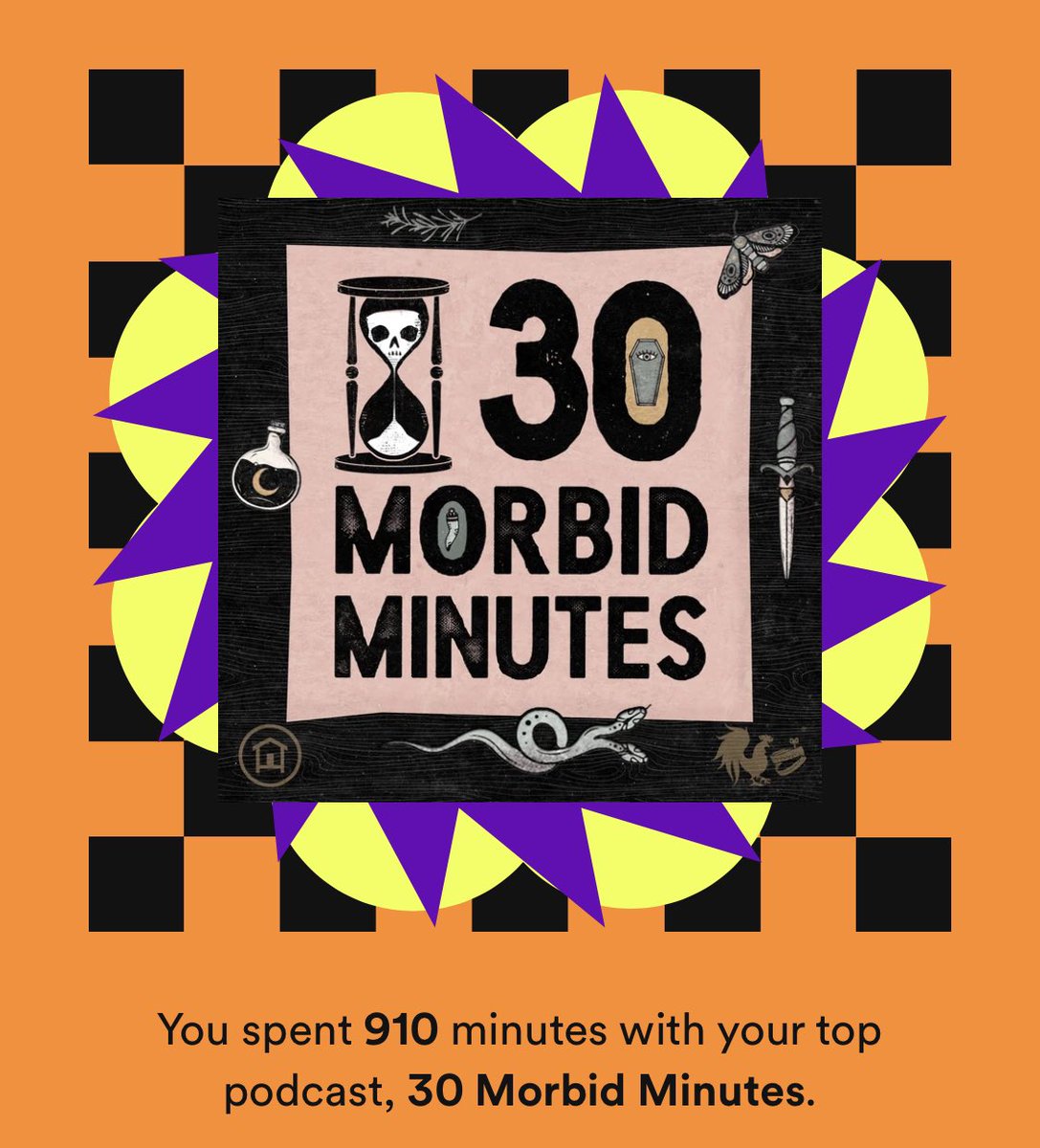 Thank you queens for making such amazing content ☠️👻👹 <a href="/30MorbidMinutes/">30 Morbid Minutes Podcast ⌛</a>