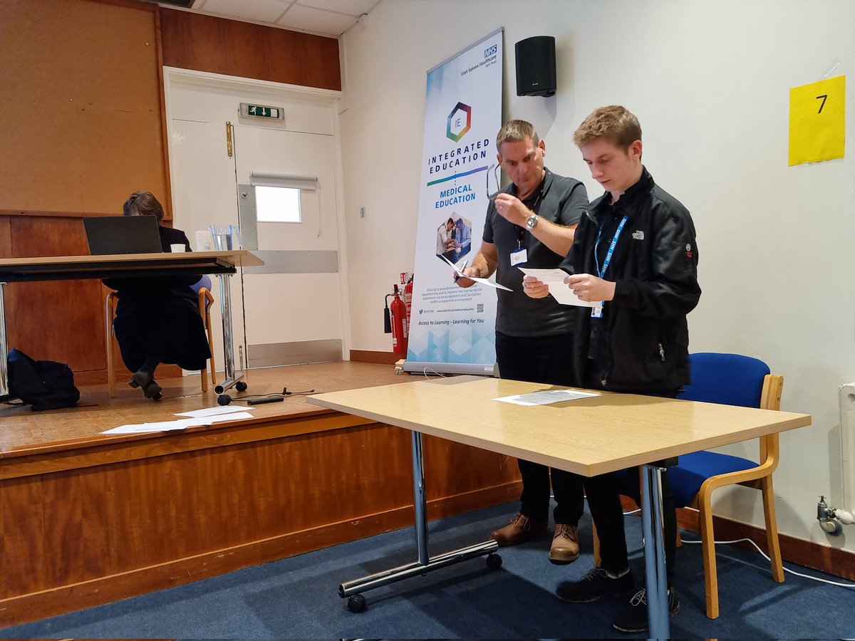 Integrated Education - ESHT Simulation tweet media