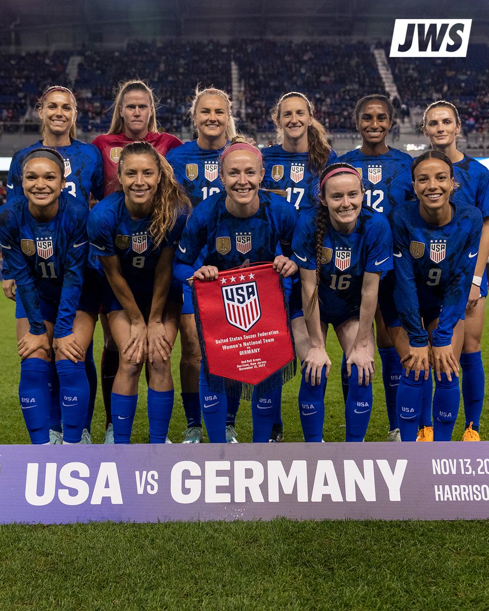 justwsports's tweet photo. The USWNT will receive a minimum of $6.5 million from the USMNT advancing in the World Cup. The total prize money will be split evenly and is more than the USWNT received for winning the 2015 and 2019 World Cups combined. https://t.co/pofd8q1FNx