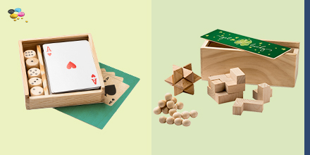 Spiele mit Logo? #Logo, sie sind die optimalen Give-aways oder Geschenke: fcld.ly/spielemitlogo! 🤩 Auf den Schiebedeckel der Holzbox drucken wir dein #Wunschdesign: So sind die Karten-Würfel-Sets und die #Geschicklichkeitsspiele aus Naturholz bei jeder Spielerunde dabei. 💡♠️
