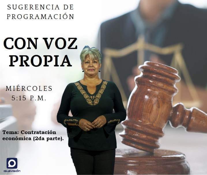 islavisionicrt's tweet photo. #ProgramasIslavision📺
¿Qué no te puedes perder hoy de la programación de nuestro Telecentro que inicia a las 4:00 p.m.?👇
🎥 Programa de legalidad "Con voz propia"
📌Tema central: Contratación económica (2da parte)
📃Guion y dirección: Arahí Serrano
🕰 Horario: 5:15 p.m. https://t.co/eNX4soDUfU