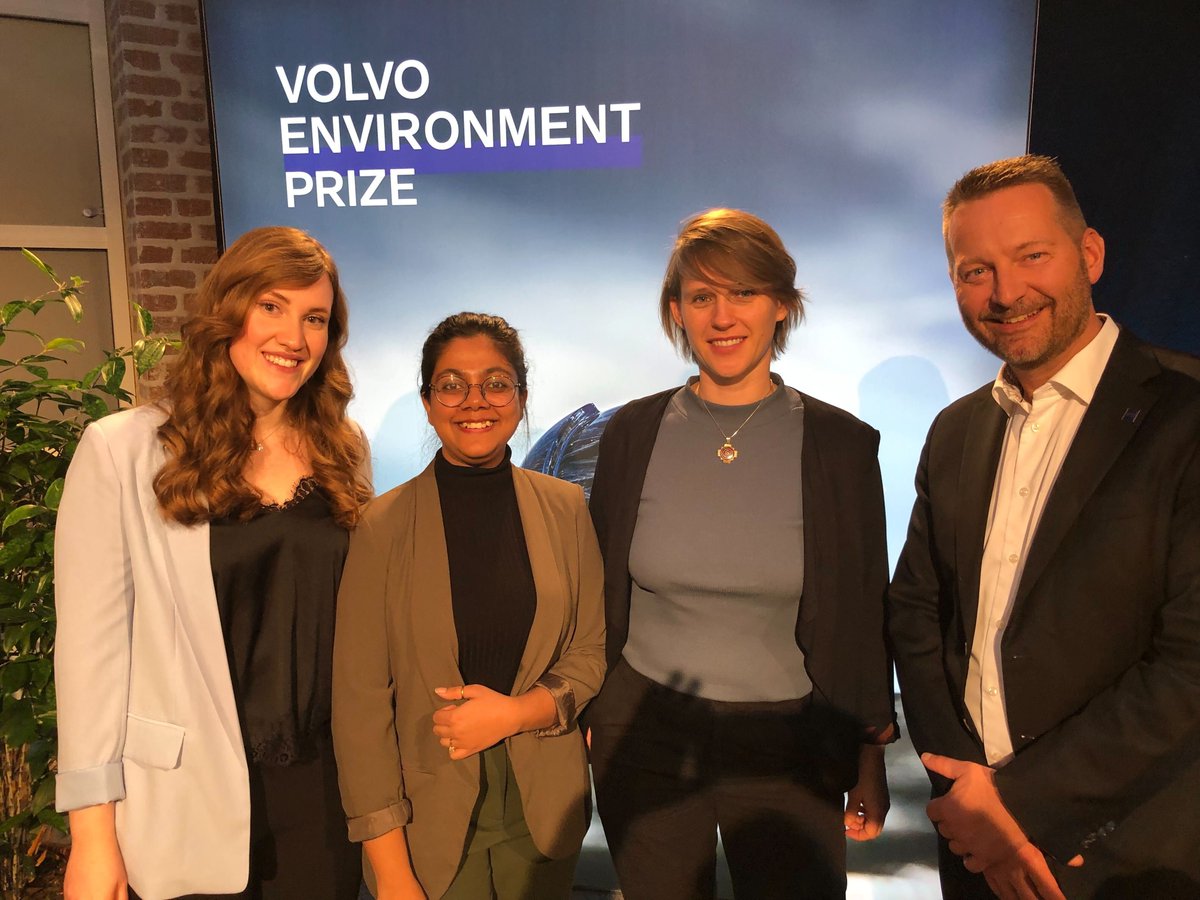@limnoplast ESRs had the opportunity to be part of the award ceremony of the Volvo Environment Prize 2022. @VolvoGroup. Tamara Galloway, Penelope Lindeque and Richard Thompson were awarded for their groundbreaking research in the field of microplastics.