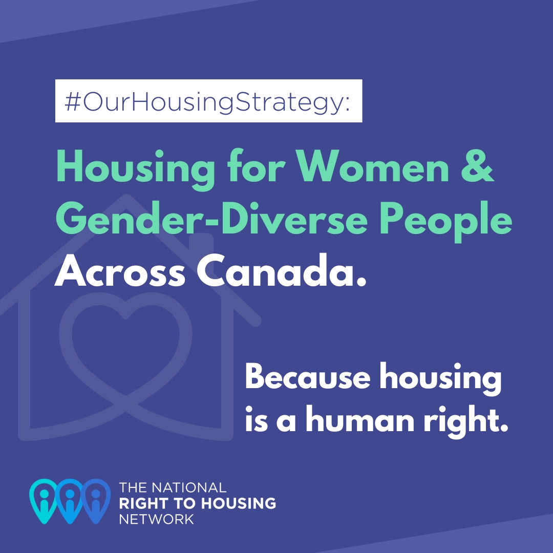 36% of those experiencing homelessness in 🇨🇦 are women-identified. The federal gov urgently needs to get serious about a human rights-based approach to housing. 

Help us reclaim #OurHousingStrategy & call on the gov to uphold our #Right2Housing ➡️ housingrights.ca/take-action/re…
