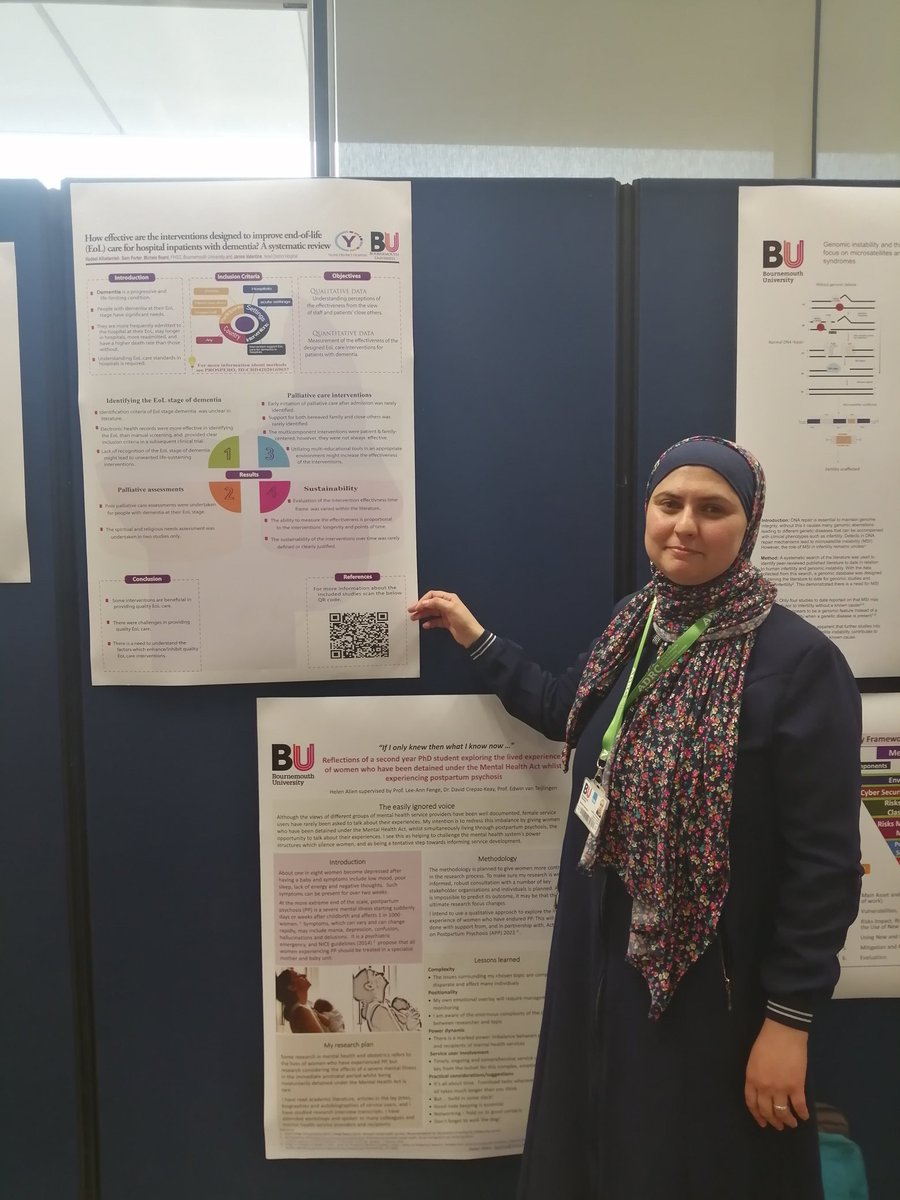 HadeelAlhataml2's tweet photo. Happy to present my poster and having conversations with with fellow PGRs about their facinating research topics @bournemouthuni #BUPGRConf22 #BUDoctoralCollege https://t.co/o2rwg9SZ3r