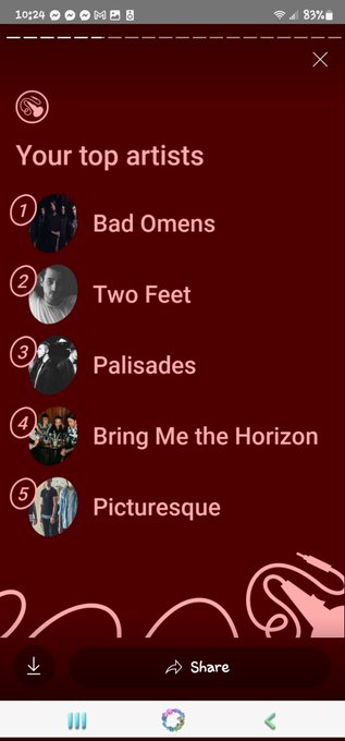 If you ever wondered what some of my favorite bands were 🤷🏻&zwj;♀️ Ps. I know I have a problem 😅 https://t