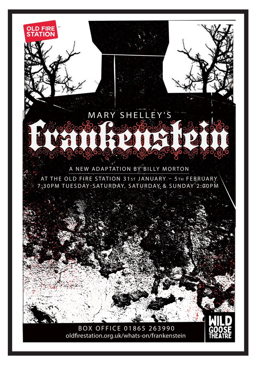 WildGooseTC's tweet photo. FRANKENSTEIN
At @ArtsatOFS 31st Jan - 5th Feb 2023
Thrilling new faithful adaptation of the classic gothic novel underscored by traditional sea shanties.
Book now: https://t.co/QKyD0dpLcA https://t.co/LNPzlYptzZ