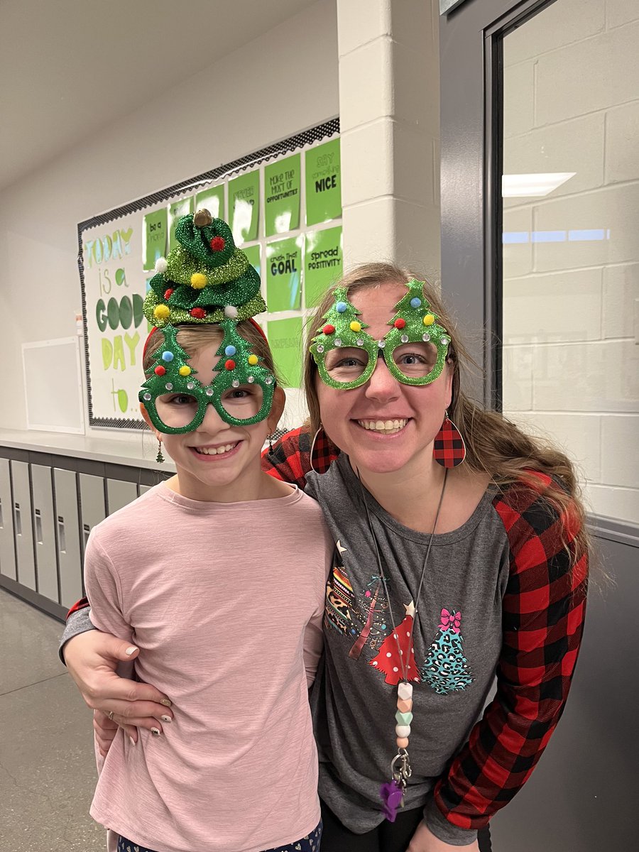 When a student is so excited to show you her seasonal wear, you run and find matching glasses <a href="/IRIC_WC/">IRIC</a> <a href="/WCPS72/">Wolf Creek Schools</a>