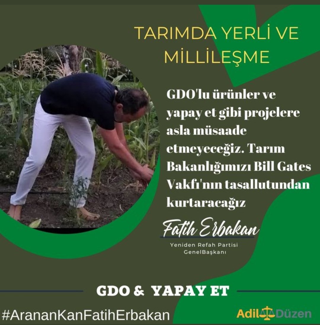 tuncayakbas041's tweet photo. Fatih erbakan la Yeniden Refah
#ArananKanFatihErbakan https://t.co/Bg3IOCq86D