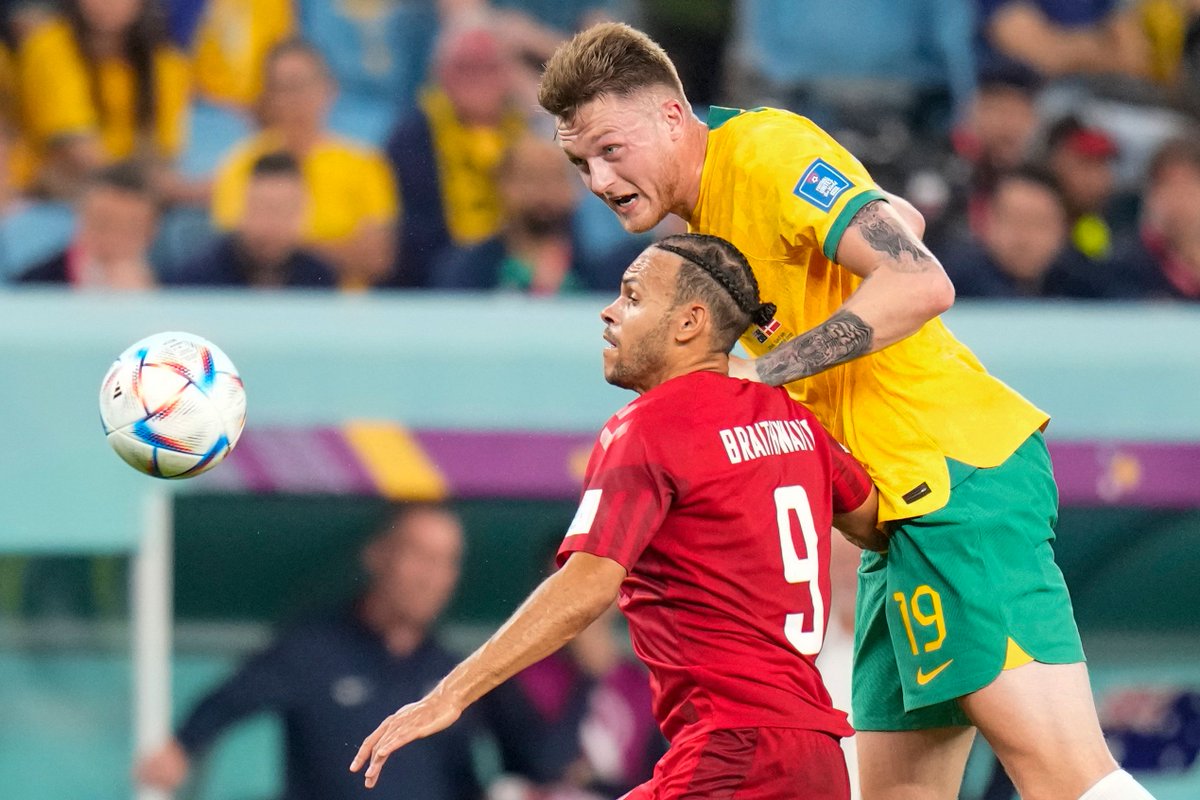 stokecity's tweet photo. Australia and @harryjsouttar have qualified for the last 16 of the World Cup 👏 🇦🇺 https://t.co/A4KJ4xWS83