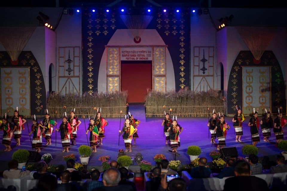 Delighted to attend the closing ceremony of Manipur Sangai Festival 2022 at BOAT with Hon’ble Union Law Minister, Shri @KirenRijiju Ji, Hon’ble CM of Arunachal Pradesh, Shri @PemaKhanduBJP ji, and other esteemed dignitaries today.