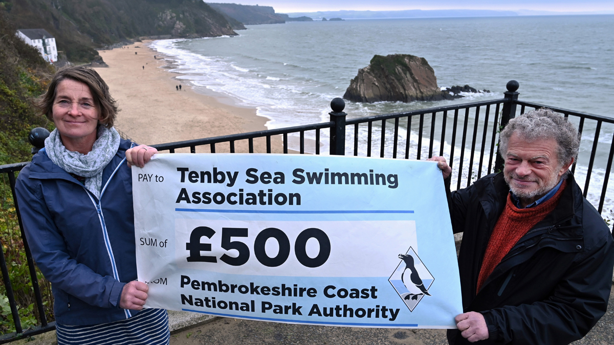 PembsCoast's tweet photo. Pembrokeshire Coast National Park Authority is delighted to be one of the main sponsors of this year’s Tenby Boxing Day Swim (@10bswim).

The popular event will mark its belated 50th anniversary this year. Full details:  https://t.co/wiwCY8WH9U https://t.co/ysGt2Ynz8b