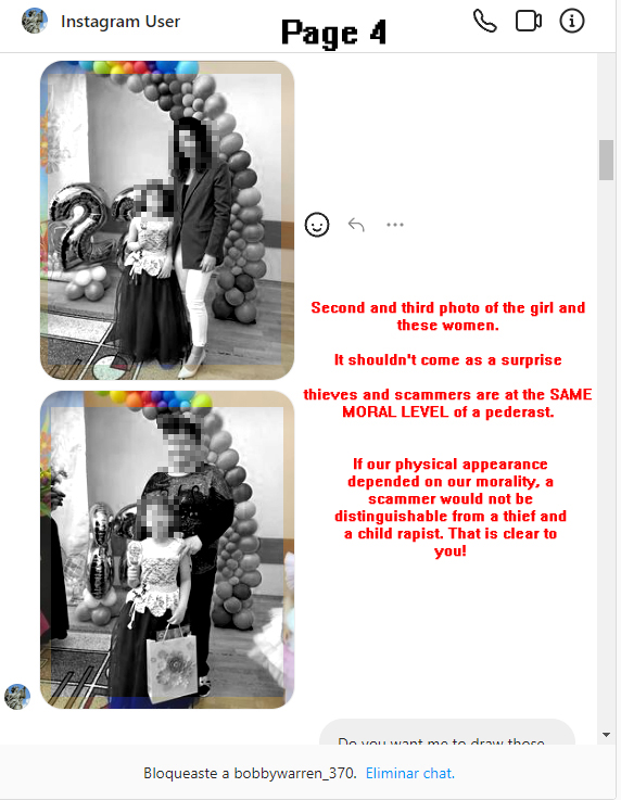 CaliLuminos's tweet photo. obviously this scoundrel took care of him, he is not a fool, he would hide his tracks well, he would use a stolen or fake instagram account with some VPN to hide himself, for That seems IMPORTANT to expose it here, to prevent future victims. https://t.co/fbqKtMwUSi
