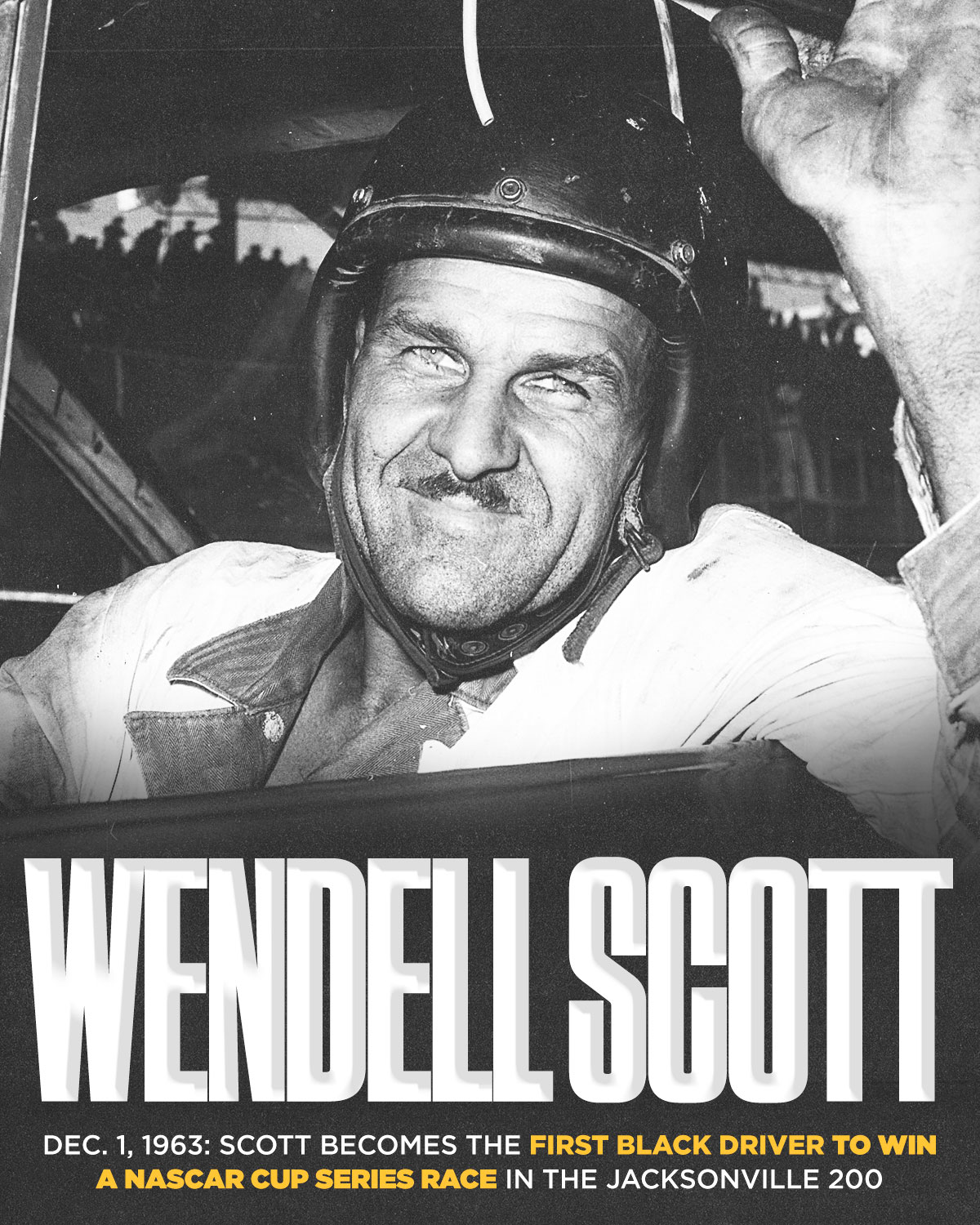 First black sale nascar driver