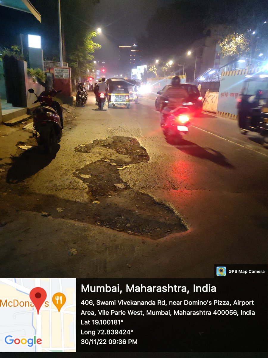 BUS_IND's tweet photo. Bad road conditions are leading to bike accidents This one patch is needs to be repaired at the earliest...
#pothole #eyeopner #mumbairoads
@mybmc @MMRDAOfficial @advocaterakesh9 @mumbaimirror @mid_day @fpjindia @RoadsOfMumbai https://t.co/Fciu0xARvo