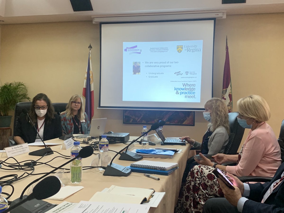 larryrosia's tweet photo. A great example of collaboration as @SaskPolytech, @USask &amp; @UofRegina presented at the University of The Philippines Manila Tuesday. Such partnerships truly benefit our students, faculty, staff, province &amp; healthcare system. https://t.co/A4FN65piO9