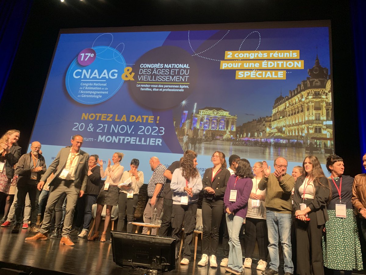 Bravo aux animateurs pour ce bel événement 2022 à ⁦<a href="/SaintMaloAgglo/">StMalo Agglomération</a>⁩ et pour un Congrès commun à ⁦<a href="/montpellier_/">Ville de Montpellier</a>⁩ les 20 et 21 novembre 2023 (édition spéciale) ⁦<a href="/AssociationADPA/">AD-PA</a>⁩ GAG ⁦<a href="/COMMSante/">Agence COMMSanté</a>⁩ ⁦<a href="/citoyennage/">Citoyennage</a>⁩