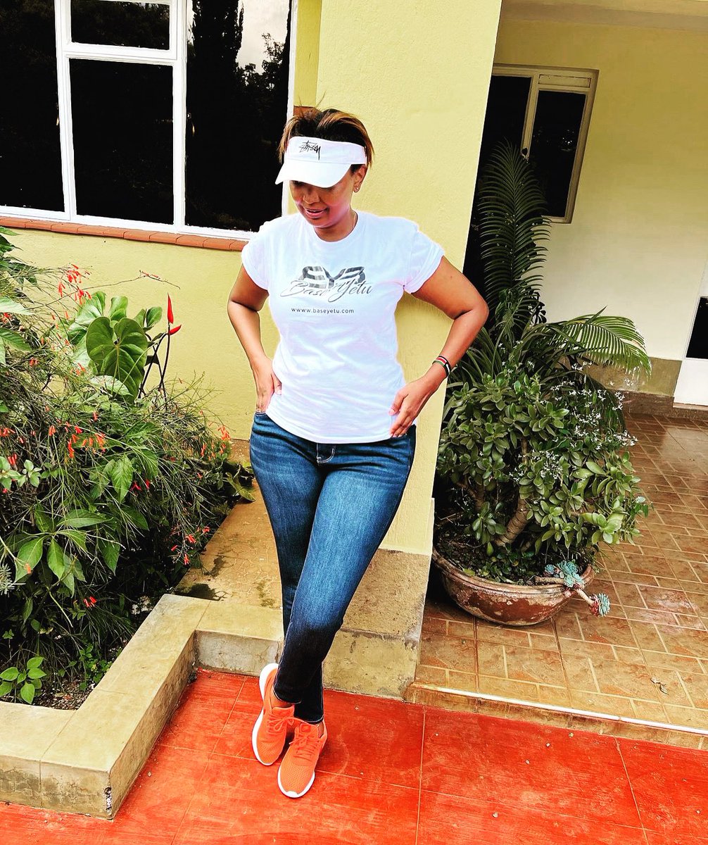 Base_Yetu's tweet photo. Our newest member, Sen. Karen Nyamu all glowing in her classy Base Yetu t-shirt. Dial *693# to become a member and enjoy free access to all our tournaments and events in addition to other benefits. 
#GrowNaBase #BaseYetu https://t.co/1UlYRsnvFc