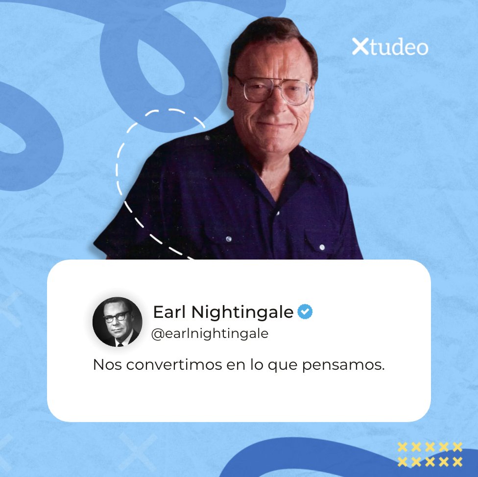 ¿Estáis de acuerdo con Earl Nightingale? 🚀

Esta frase pertenece a Earl Nightingale, fue un locutor y autor de radio estadounidense, que se ocupó principalmente de los temas del desarrollo del carácter humano y la existencia significativa.

¿Quieres saber más?👇

#quote