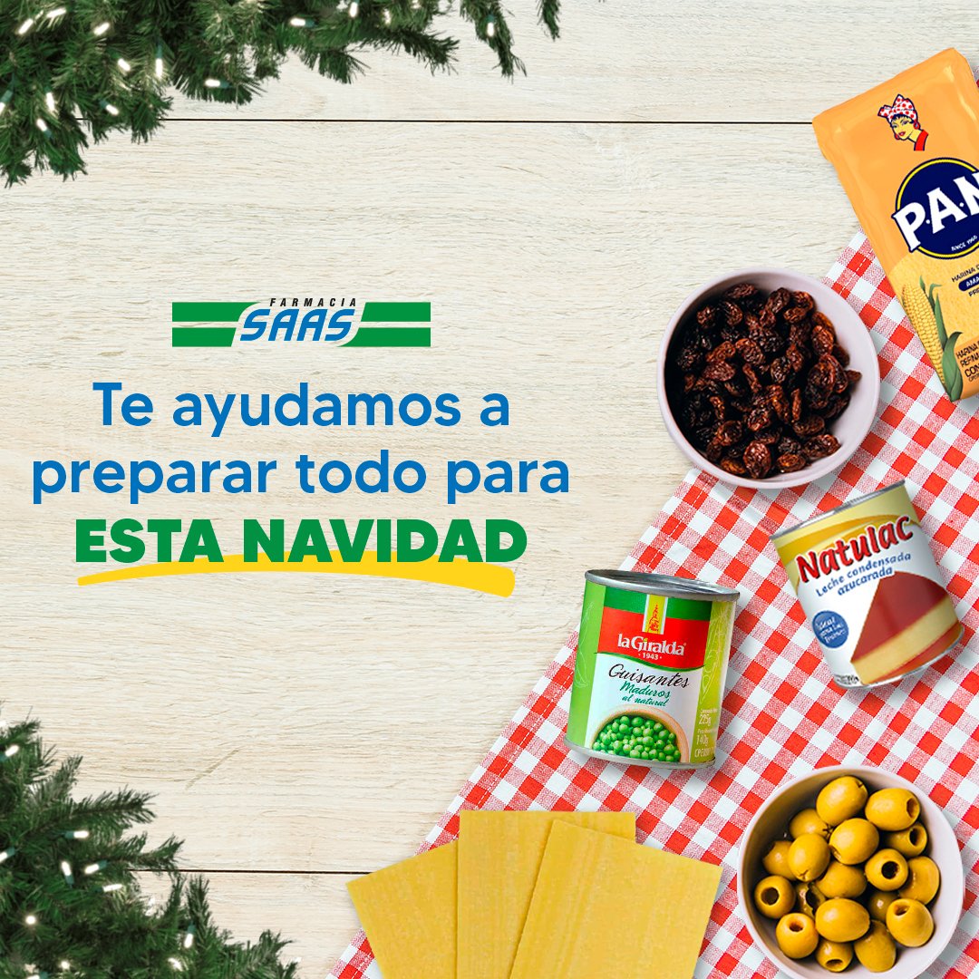 Farmacia_SAAS's tweet photo. Visita tu Farmacia SAAS💚 más cercana y vive la magia de la Navidad. ✨🎄
¡Te esperamos! 😉
#FarmaciaSAAS #Venezuela #DeliverySAAS #Navidad #NavidadenFamilia #NavidadSAAS https://t.co/tuECt591lk