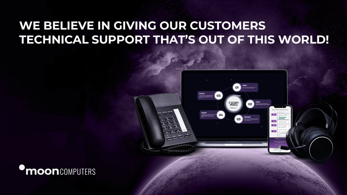 We dedicate ourselves to providing the highest level of IT support for our customers to make sure the business performance and reliability of their organisation is working at maximum efficiency, get in touch now: hubs.la/Q01sFz9d0 #mooncomputers #techsupport