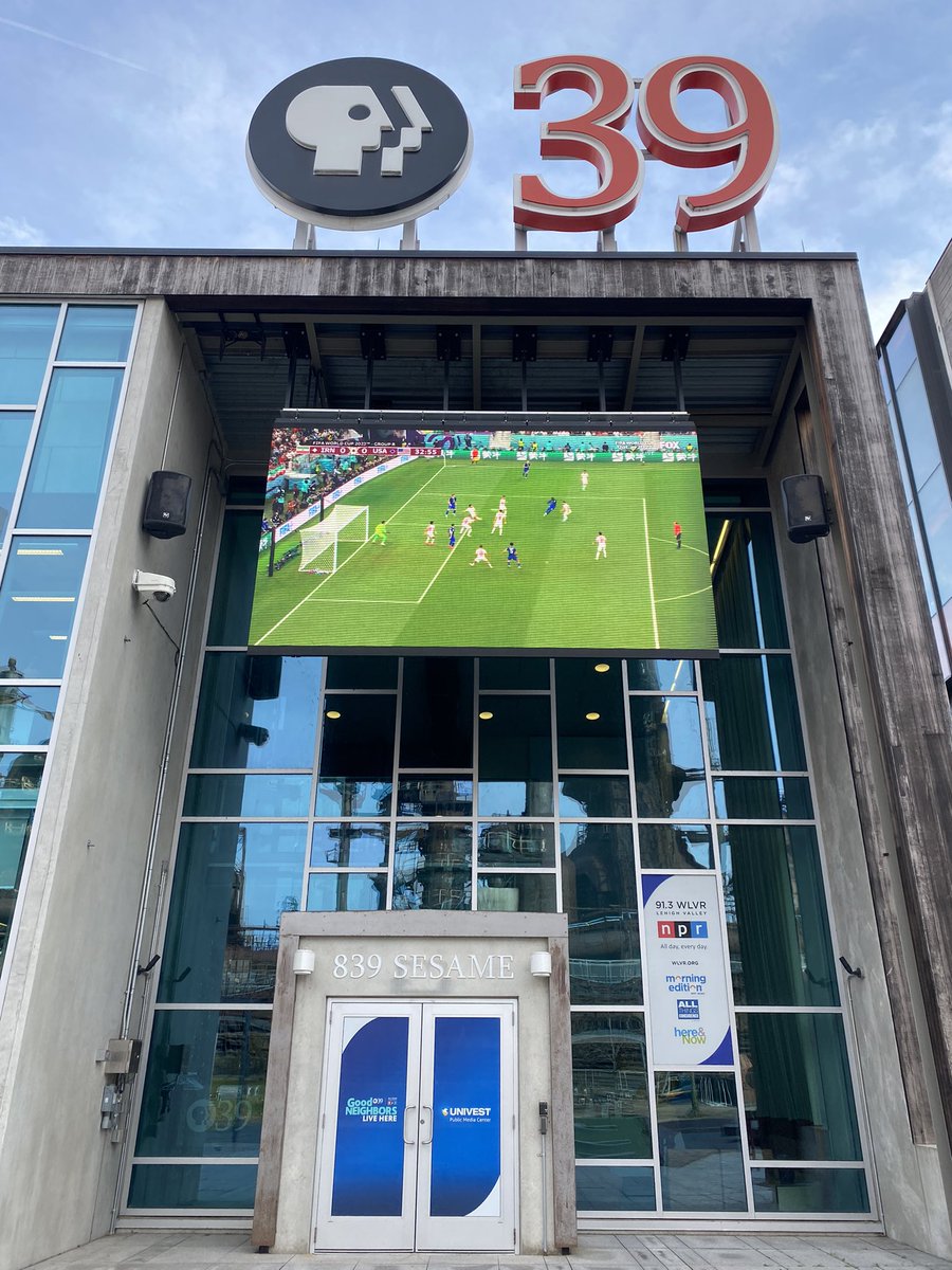 You’ll be able to watch the United States take on the Netherlands on Saturday at 10 a.m. ET in the knockout stage right outside our building! 

See you all at Univest Public Media Center and go team U.S.A.!