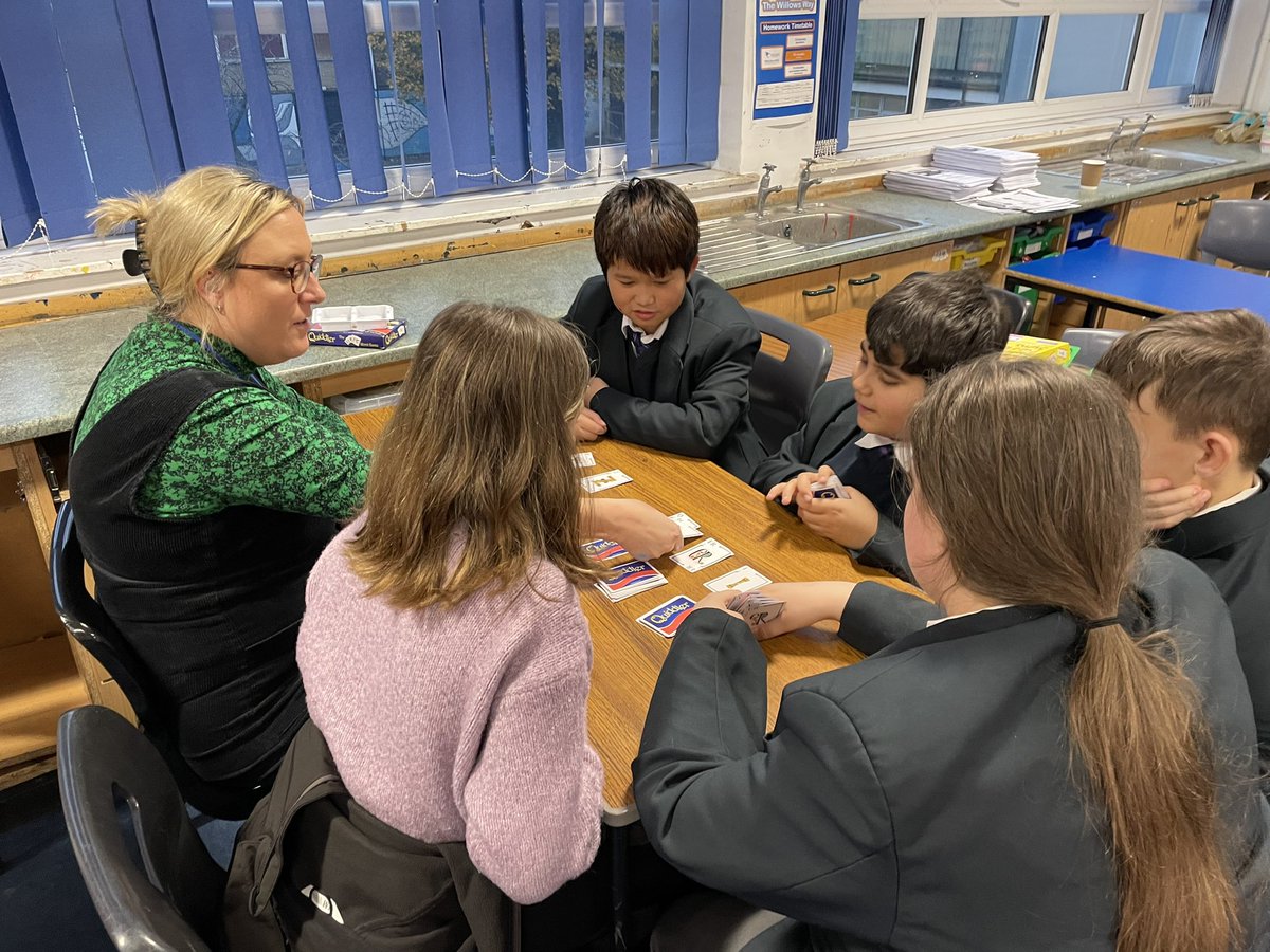 Lucy_Edu_Wales's tweet photo. Another amazing turnout to Year 7 reading club this afternoon!🤩🙌🏻🤩Favourite game of the evening had to be #Quiddler with #Boggle close behind 📚⏳@greenboardgames @Hasbro @Willows_Year11 @willowshigh @LiteracyWillows @Willows_English #TheWillowsWay https://t.co/SZtxwZEMZx