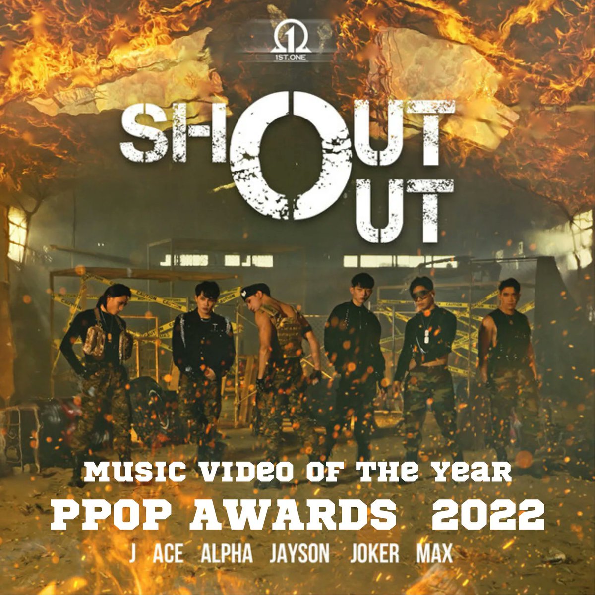 MAHALo_ha1one's tweet photo. Congratulations 1stOne for winning the Music Video of the Year at the PPOP Awards 2022!! 🥳💗

Kudos to all the people behind this successful MV! SLAAAY! 🔥

1STONE ON PPOP AWARDS
@1stoneOfficial #PpopDayAtEK  
#1stOne #1stOneShoutOut https://t.co/Eo0kVa9wKH