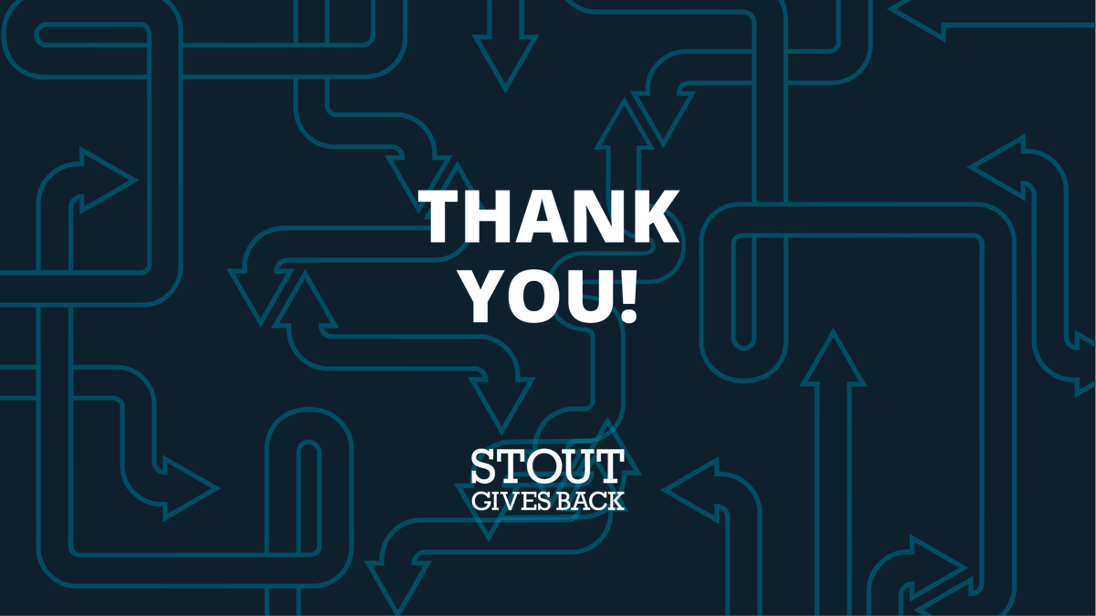 uwstout's tweet photo. Thank you to everyone who made an impact by donating on Giving Day yesterday! 💙 #StoutGivesBack #UWStout #GivingDay https://t.co/Bo2xPT3R8q