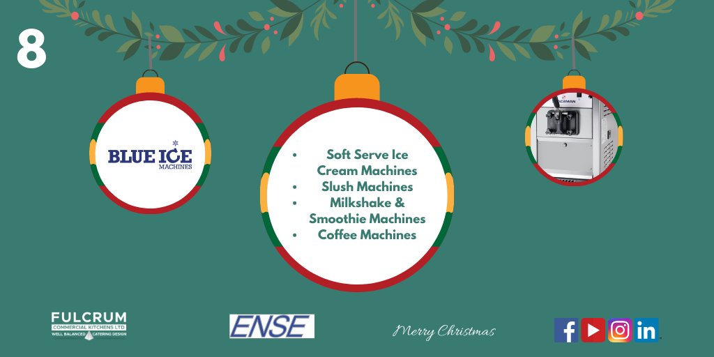 Fulcrum Advent Calendar 📅🎄

🎅 Blue Ice
🔧 Soft Serve Ice Cream, Slush, Milkshake &amp; Smoothie, Coffee Machines

📞 01672 515990
✉️ info@fulcrumkitchens.co.uk

#cateringequipment #Christmas #Advent #kitchens #design #deliver #install #service