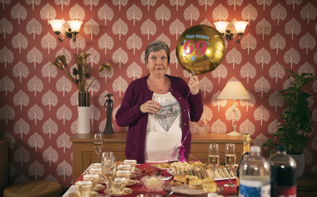 It's Christine's 69th birthday!
 
Beth &amp; Eric throw a party to remember in the latest episode of #TwoDoorsDown from BBC Studios Comedy Productions, starring <a href="/ArabellaWeir/">Arabella Weir 💙</a>, <a href="/MrJamieQuinn/">Jamie Quinn</a>, @KieranCHodgson, <a href="/JohnnieWatson23/">Jonathan Watson</a> &amp; <a href="/GradoWrestling/">GRADO</a>.
 
10.10pm Wed 30 Nov | #MadeByBBCStudios