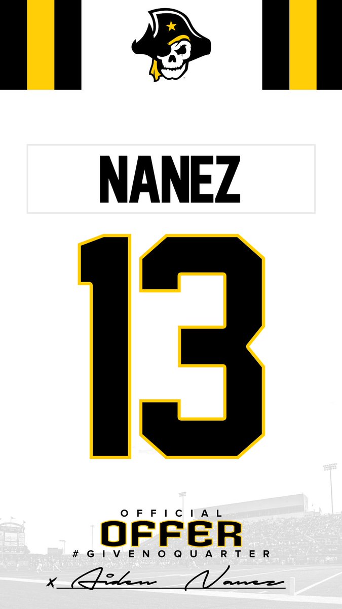 Blessed to receive my first offer from Southwestern University! I can’t believe  how far i’ve come and I can’t wait for more opportunities to prove myself! Go Pirates! 🏴‍☠️🖤💛 Big thanks to <a href="/CoachJoeAustin/">Coach Joe Austin</a> <a href="/Coach_Messer/">Coach Messer</a> <a href="/ocpantherfb/">OC Panther Football</a> <a href="/KickingWorld/">Kicking World Kicking Camps</a> <a href="/SUPirates/">Southwestern Pirates</a> <a href="/SUPiratesFB/">Southwestern FB</a>