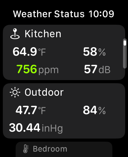 If you have a Netatmo weather station, please check out my new app Weather Status!

apps.apple.com/us/app/weather…

See all weather station data at a glance and charts of all measured values.

Supports lock screen widgets and includes an Apple Watch app.