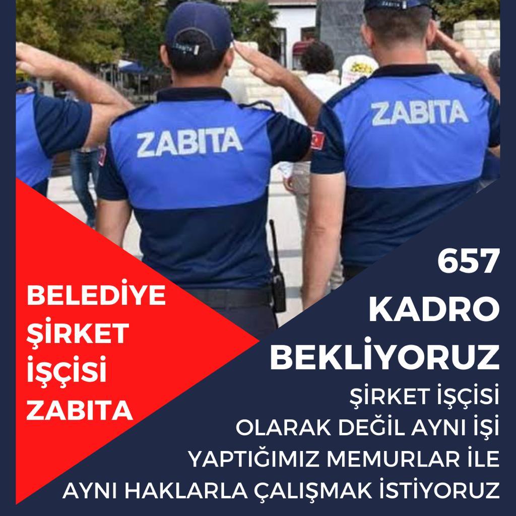 kocaokan183's tweet photo. 696  KHK ile A şirketinden belediyenin B şirketine geçirilerek kadro verildi denilen Zabıta Destek Personelleri olarak hakkımız  olan ve söz verilen gerçek kadro 657 istiyoruz
@kasapoglu 
@fatih_donmez 
@murat_kurum @suleymansoylu 
@MevlutCavusoglu
#KadrosuzZABITA https://t.co/Z2qleuKLUU