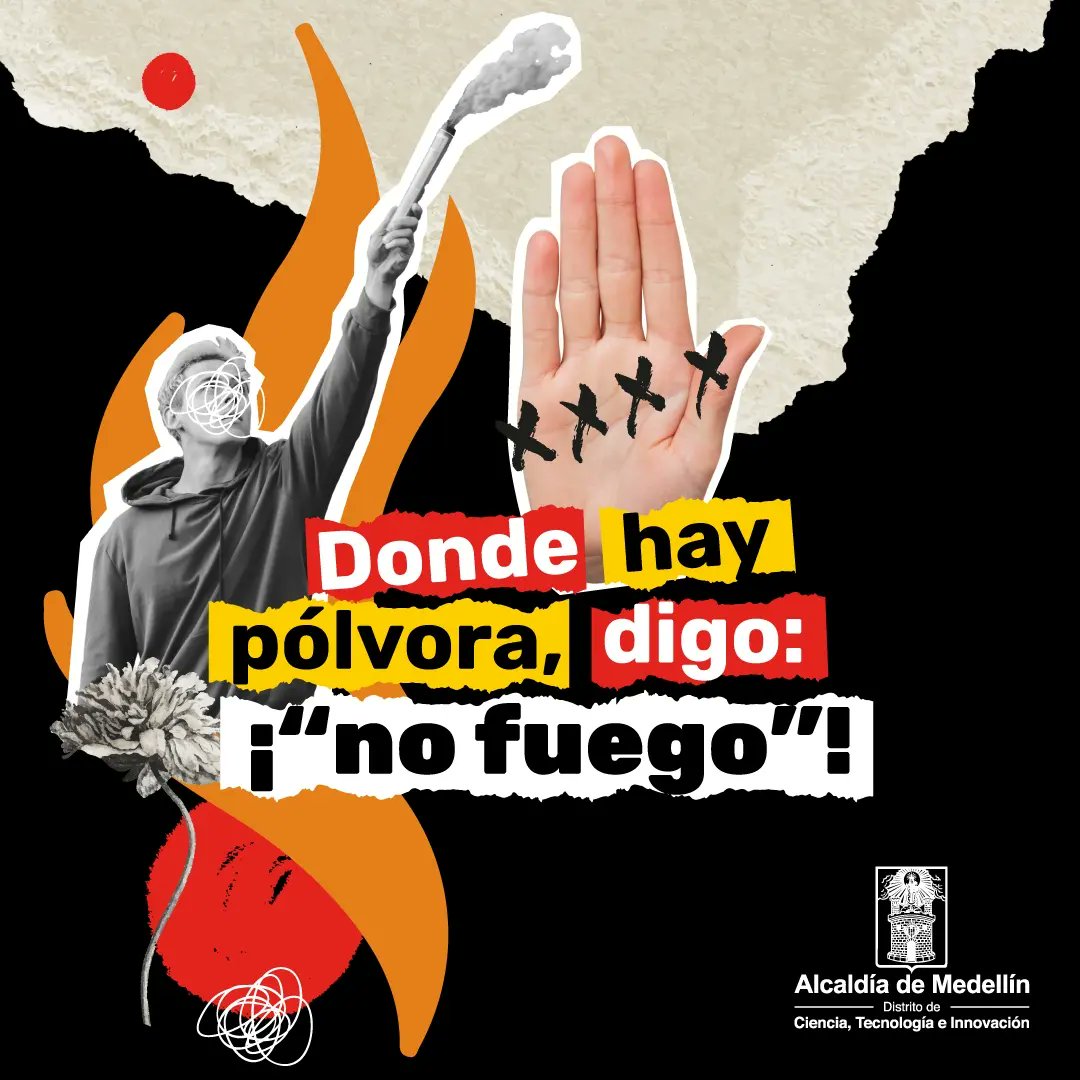 AlcaldiadeMed's tweet image. Hagamos que nuestra Navidad 🎄 sea una época llena de momentos especiales para recordar con amor y tranquilidad, por eso a la pólvora #DigoNoFuego 🚫💥.