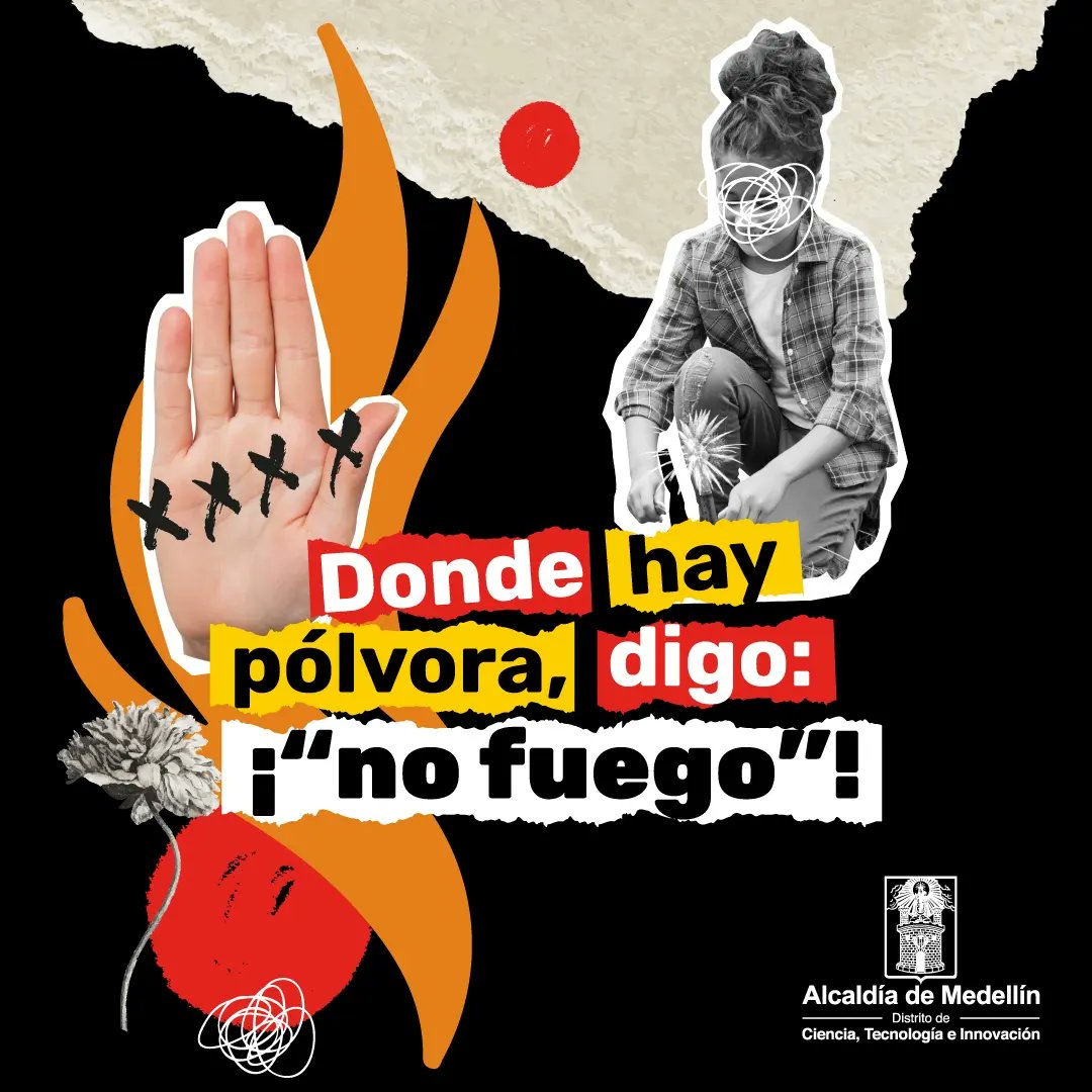 AlcaldiadeMed's tweet image. Hagamos que nuestra Navidad 🎄 sea una época llena de momentos especiales para recordar con amor y tranquilidad, por eso a la pólvora #DigoNoFuego 🚫💥.