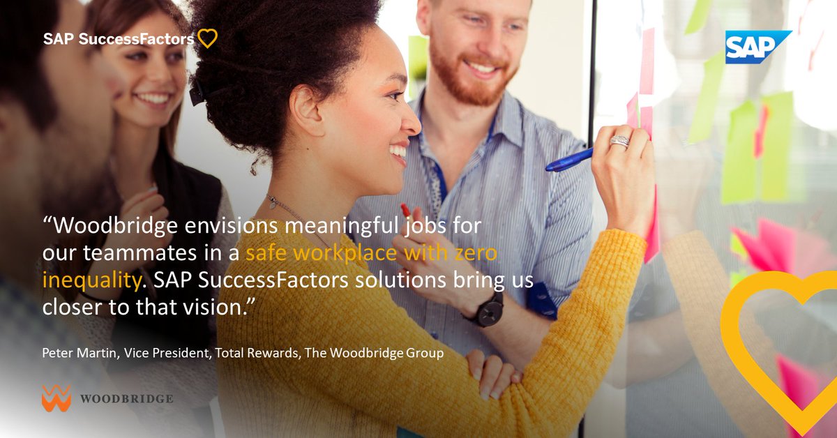 Woodbridge’s purpose has always been to deliver safe workplaces and the profitability required to create and sustain rewarding jobs. SAP solutions support Woodbridge to create a safe and inclusive workplace and provide superior employee experiences.