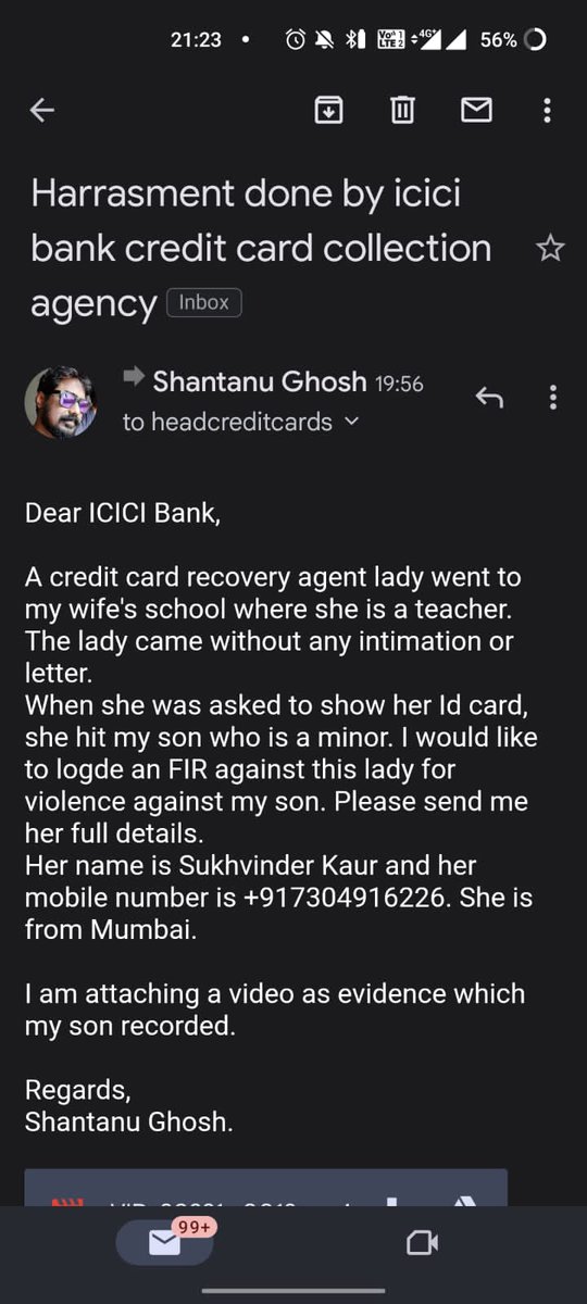 Settlement Guru (@settlementguru1) on Twitter photo <a href="/ICICIBank_Care/">ICICI Bank Cares</a> replied on this to customer and provide that agent details immediately.
Your recovery lady now hitting to customer's son😱😱 <a href="/RBI/">ReserveBankOfIndia</a> <a href="/ICICIBank_Care/">ICICI Bank Cares</a> replied on this to customer and provide that agent details immediately.
Your recovery lady now hitting to customer's son😱😱 <a href="/RBI/">ReserveBankOfIndia</a>
